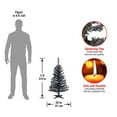 thumbnail image 3 of National Tree Company Artificial Christmas Tree | Includes Stand | Black Tinsel - 3 ft, 3 of 5