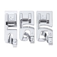 thumbnail image 1 of KAKOWELY Sewing Machine Combination Foot for Home Use Silver Metal 3pcs,1.46"X0.63"X0.2", 1 of 4