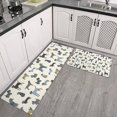 thumbnail image 2 of Cute Animal Dogs Kitchen Rugs Sets Of 2,Anti Fatigue Kitchen Mat Rugs Non Slip Washable,Decorative Kitchen Floor Mats for Kitchen,Sink,Laundry,17"x30"+17"x47", 2 of 7
