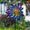 Purple Blue-13”, variant on Viveta Kinetic Wind Spinner, 13" Dia Metal Wind Sculptures, 360 Degrees Rotating Windmill for Yard and Garden