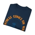 thumbnail image 3 of Happiness Comes On Waves Tropical Graphic Men Women Novelty Surfers Honolulu Party Wear Gift Unisex Garment-Dyed T-shirt, 3 of 4