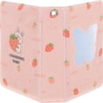 thumbnail image 1 of VERDANVERSE Photo Card Album Mini Photo Book Pink PVC Water-resistant For Couples 1Pack, 1 of 5