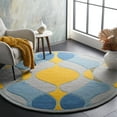 thumbnail image 2 of SAFAVIEH Soho Juliet Abstract Wool Area Rug, Grey/Multi, 7'6" x 9'6", 2 of 8