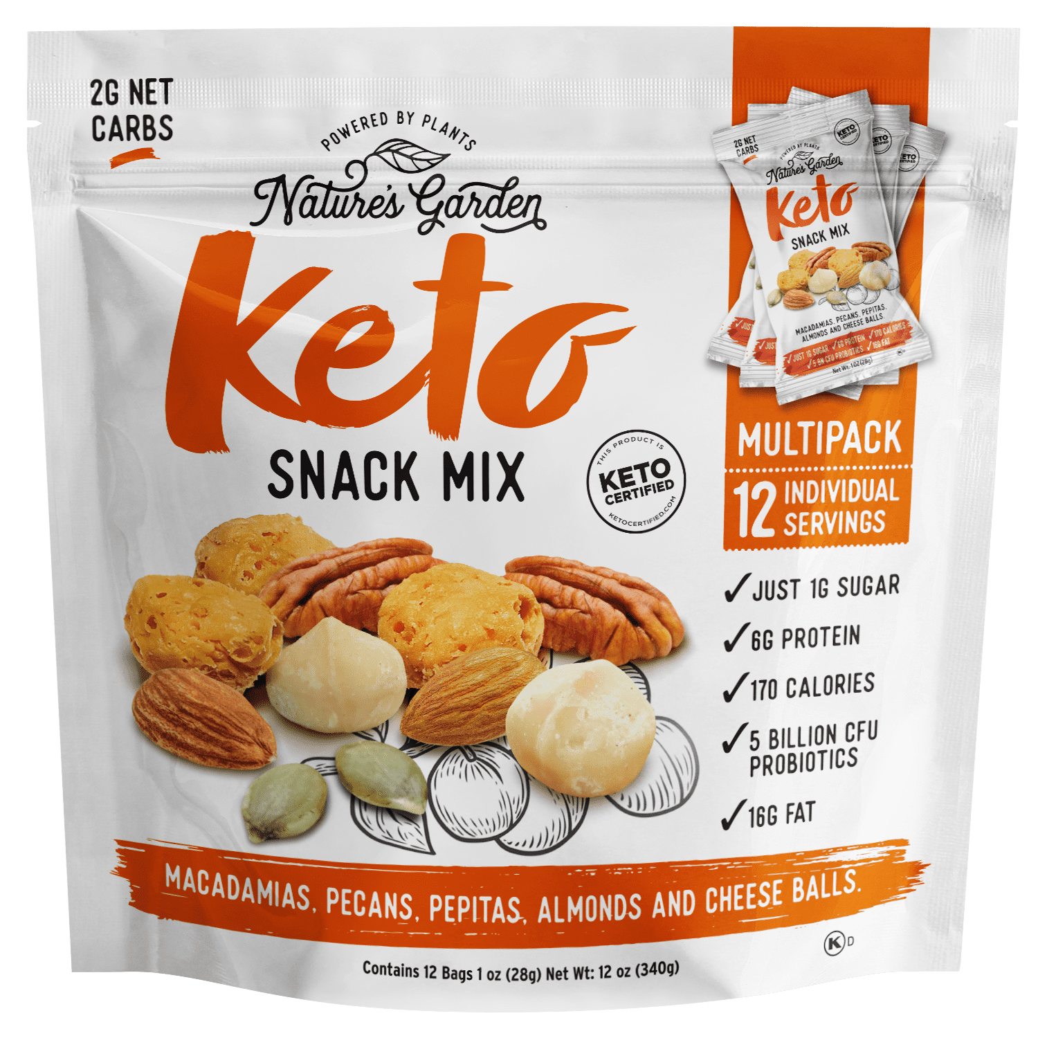 Nature's Garden Keto Snack Mix - Walmart.com