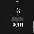 thumbnail image 4 of Inktastic Lab Life is Ruff Labrador Retriever Boys or Girls Baby T-Shirt, 4 of 5