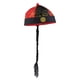 thumbnail image 2 of Sombrero mandarín chino: accesorio para disfraces de espectáculos o festivales Rojo + negro, 2 of 9