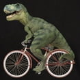 thumbnail image 3 of CafePress - Cycling Tyrannosaurus Rex Dark T Shirt - Men's Classic Graphic Cotton T-Shirt, 3 of 4