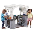 thumbnail image 3 of Step2 Grand Walk-in Gray Classic Kitchen & Grill Plastic Kids Kitchen Set, 3 of 16