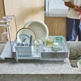 thumbnail image 3 of Joseph Joseph Extend Steel Plus Expandable Dish Rack with Wine Glass Holder, 3 of 9