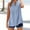 Light Blue, variant on Juslio Womens Tank Top Button Breathable Linen Tank Top with Pockets, Mock Neck Casual Tank Tops