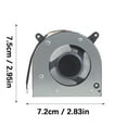 thumbnail image 3 of 1PC Laptop CPU Radiator DC5V 4Pin Cooling Fan CPU Coolers for N158 N156 MD7505HS Fan, 3 of 8