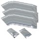 thumbnail image 1 of 100pcs Myr Bolsas de Papel de Aluminio Soledad Doble Cara 15x22cm, 1 of 6