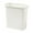 White, variant on Wdhugt Plastic Wall Mounted Cabinet Door Trash Can For Kitchen Bathroom Space Saving Design With Hooks No Drilling Required In Blue White 10.6X10.2X5.6 Inches White,Blue
