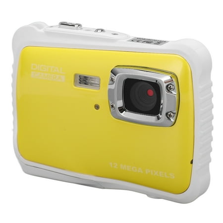 Image of 12MP Kids Camera 2.0 Inch Screen Children Digital Camera Waterproof For Toy For Gift Yellow