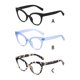 thumbnail image 4 of Guardurnaity Gafas de lectura Gafas de lectura Retro Miopía Mujeres Anti-azul Lente Computadora Hipermetropía Suministros de oficina Negro Type3 NO3, 4 of 6