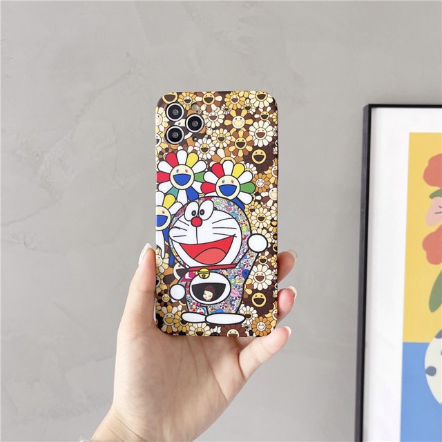 Funda De Teléfono Para iPhone 14 Pro Max 13 Para 11 12 X XS XR Dibujos Animados Doraemon Silicona Cubierta Trasera De TPU