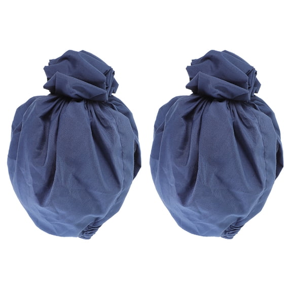 HOMEMAXS  2 Pcs Retro Headscarf Bald Turbans Cap for Women Women's Blue