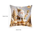 thumbnail image 6 of Novryn Christmas Themed Pillowcase, Snowman Santa Cushion Cover for Sofa, Cozy Home Textile Decor for Everyday Comfort, 6 of 6