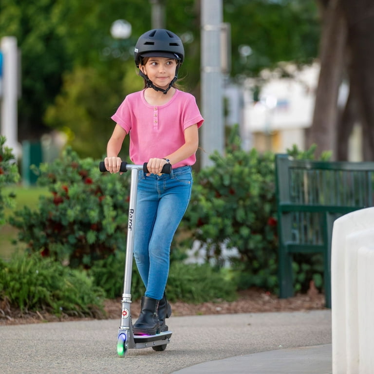 Razor Color Rave Electric Scooter - Colorful Light-Up Deck, up to 7.5 mph, for Child Ages 6+