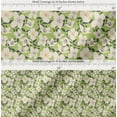 thumbnail image 2 of Soimoi Green Cotton Voile Fabric Leaves & Floral Print Sewing Fabric BTY 56 Inch Wide, 2 of 7