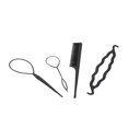 thumbnail image 3 of Juego de 4 accesorios para peinados: horquillas grandes y pequeñas, enrollador de cabello y peine. Ideal para moños y recogidos. Herramientas esenciales para estilos DIY., 3 of 6