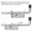 thumbnail image 3 of Barrel Bolt Latch, 1 Pack 10x128mm - Stainless Steel Spring Loaded Gate Latch Pin for Door (Silver), 3 of 5