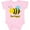 AD-Pink, variant on Bee Happy Boys or Girls Baby Bodysuit