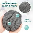 thumbnail image 2 of Aguja Fieltro Unique Bargains Lana 3.5 Oz Gris Lino, 2 of 6