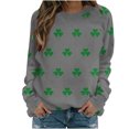 thumbnail image 1 of Blusas para las Mujeres Casual Manga Larga Cuello Redondo Sudadera de las Señoras, Poliéster Suave para Invierno Primavera Uso Diario, 1 of 8