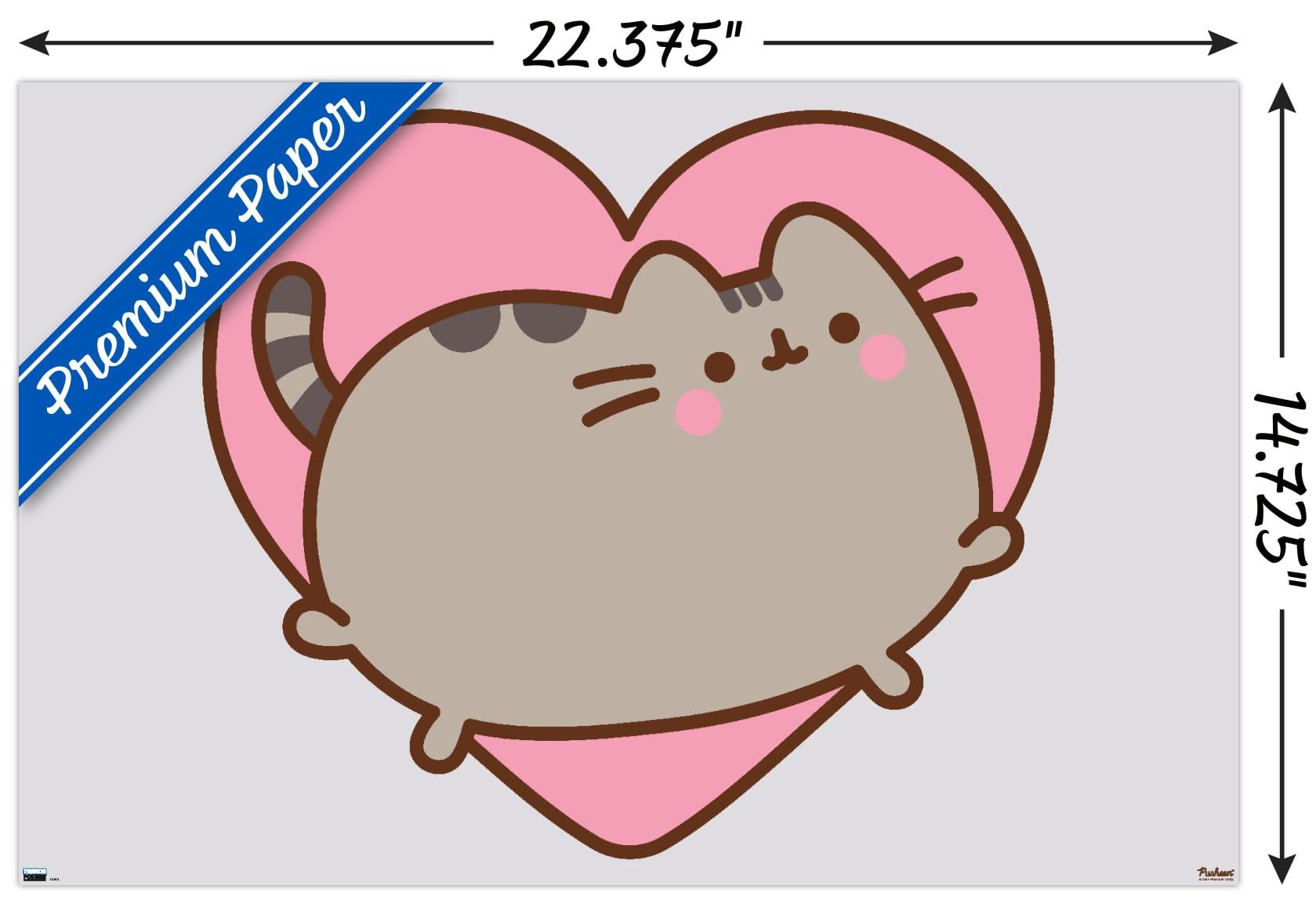 Pusheen - Heart Wall Poster, 14.725" x 22.375"