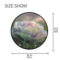 thumbnail image 5 of 36.2 Inch Round Floor Mat Rainbow Cabbage Carpet Decor Rug for Living Room Bedroom, 5 of 6