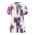 thumbnail image 5 of Blczomt Womens Short Sleeve Tops Summer Plus Size Graphic T Shirts Tie Dye Purple Womens Shirts Casual, 5 of 5