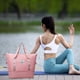 thumbnail image 4 of Bolsa deportiva expandible tipo duffle para hombres y mujeres | Bolsa deportiva ligera y de gran capacidad | Separación de seco y mojado | Bolsa de viaje para una noche | Compatible con laptop de, 4 of 8