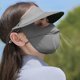 thumbnail image 5 of Máscara de seda de hielo con protección solar para mujer cubierta facial de protección UV transpirable sombrero para el sol al aire libre gorra con protección solar para deportes al aire libre, 5 of 6