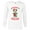 White, variant on Disney Vintage Mickey Mouse Christmas Holiday - Long Sleeve T-Shirt for Men -Customized-White