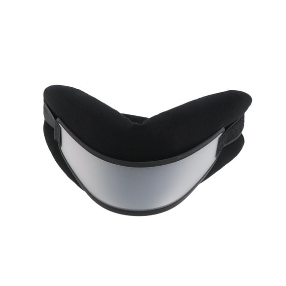 EeaseMX 1 collarín cervical para aliviar el dolor de cuello rígido y la recuperación de lesiones, color negro.