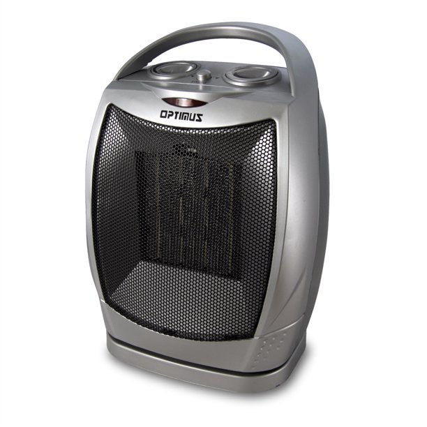 Optimus Portable Oscillating Ceramic Heater With Thermostat OPSH7247 H