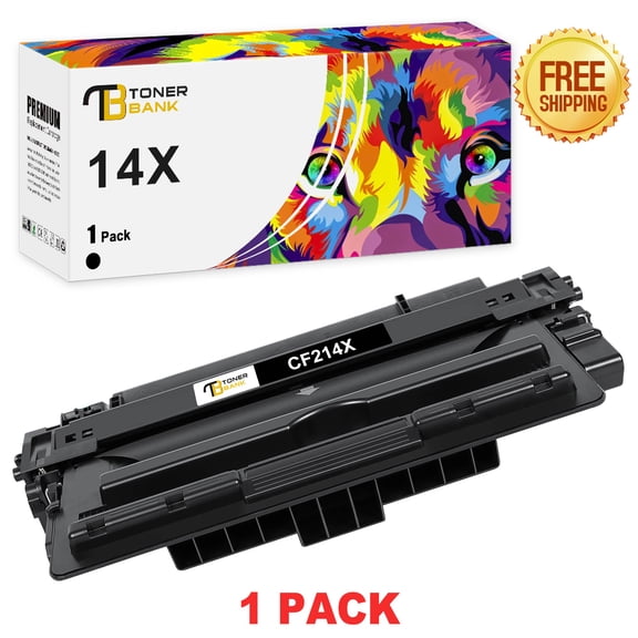 Toner Bank 1-Pack Compatible Toner Cartridge Replacement for HP CF214X LaserJet Enterprise MFP-M725dn M725f M725z  M712n M712dn M712xh Black