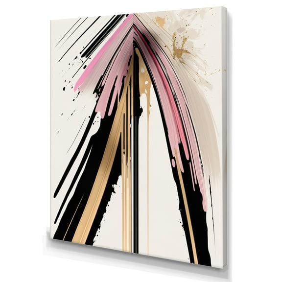 Designart Abstract Geode Painting II Canvas Wall Art