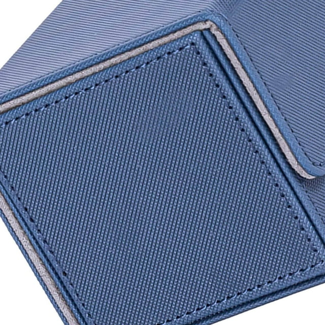 Card Deck Case Organizer Storage Box for MTG Cards storage box pu Poker Cards Sport Card Dark Blue
