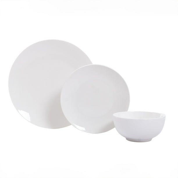 Vajilla de Porcelana Crown Baccara 12 Piezas para 4 Personas Kimmy