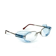 Safety Optical Services B26  Safety Glasses Side Shields Wing Mate Fits Small to Medium Eyeglasses, 1 Pair