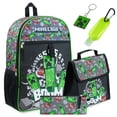 thumbnail image 4 of Set de mochila escolar infantil de Minecraft con bolsa de almuerzo y estuche para lápices, 4 of 9