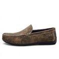 thumbnail image 4 of Men's Casual Loafers Slip On Leather Shoes Comfortable Lightweight Driving Shoes Male Moccasins Classic Penny Loafer Flats Boat Shoes Outdoor Walking Shoes, 4 of 12