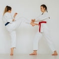 thumbnail image 5 of Uxcell 6.6FT Taekwondo Colored Ranking Belts for Competition Training, White 2 Pack, 5 of 6