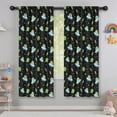 thumbnail image 5 of Blackout Kids Curtains,Alien UFO Black Pattern Children's Insulated Curtains Set Of 2,Bedroom Essentials,Toddler Room Decor 42"x63", 5 of 5