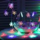 thumbnail image 2 of Luces de hadas navideñas JanHm LED 10 m 40 luces copo de nieve blanco cálido, 2 of 5