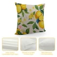 thumbnail image 4 of COMIO  Lemon Throw Pillow Cushion Cover,Lemon Fruits with Flowers and Leaves Pattern Decorative Home Decor Sofa Couch Desk Chair Bedroom, 4 of 5