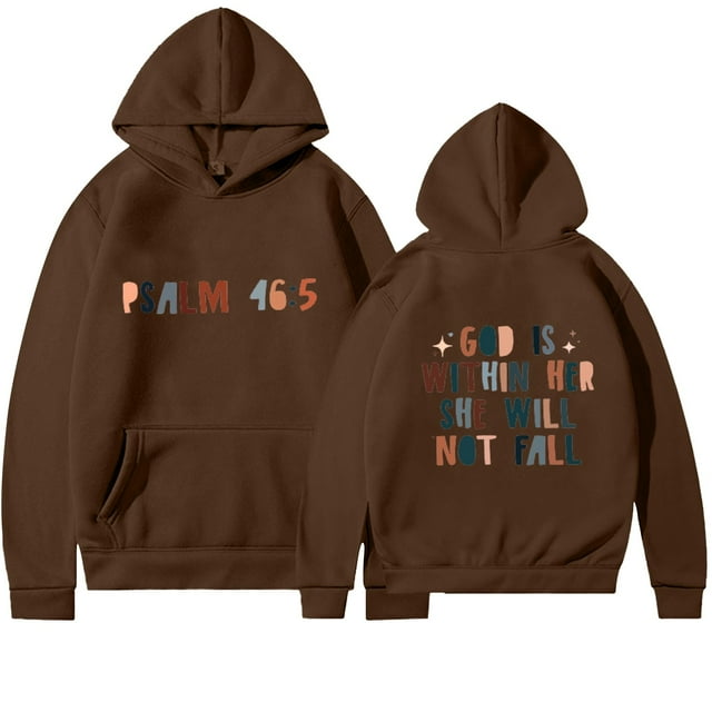 WEAIXIMIUNG Sweat à Capuche Camouflage Col Rond pour Femmes avec Cordon de Serrage Double Impression