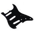 thumbnail image 1 of Pickguard 11 Hole 3 Single-coil 1 Ply Scratch Plate Guitar Ply Black, 1 of 7